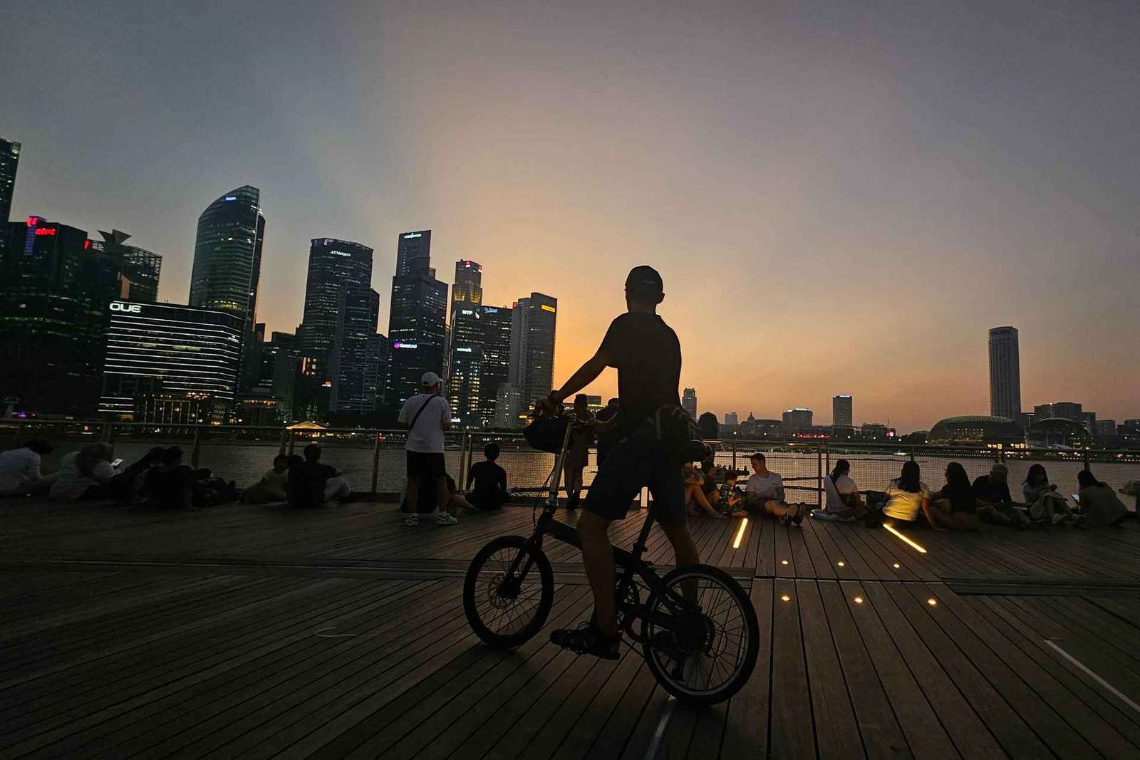 Cingapura: Tour noturno de bicicleta